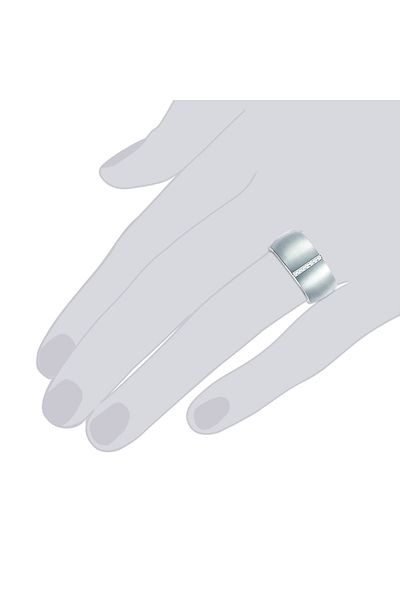 Rafaela Donata Ring mit Kristallen von Swarovski® Ring Edelstahl verziert mit Kristallen von Swarovski® weiß