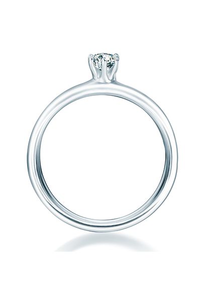 Trilani Silberring Ring Sterling Silber Zirkonia Weiß