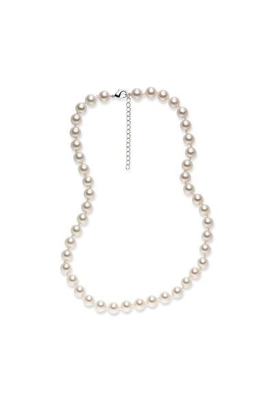 Lulu & Jane Perlenhalskette Kette Muschelkernperle Weiß