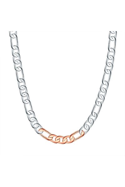 Lulu & Jane Modeschmuckhalskette Kette Bi-color