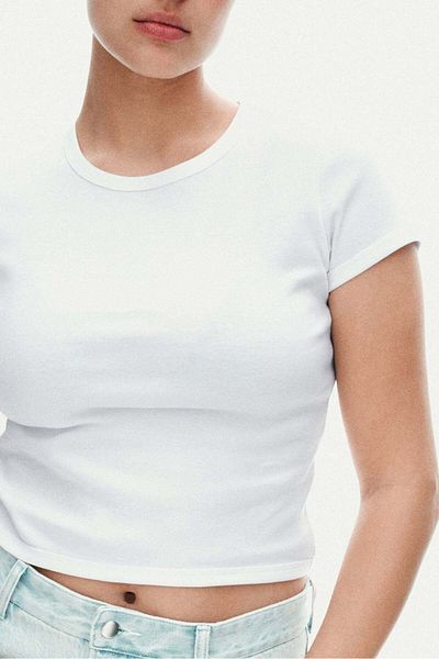 H&M Fitted T-shirt