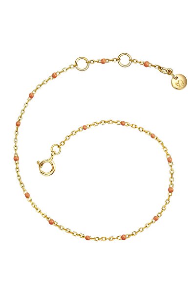 Glanzstücke München Silberarmband Armband Sterling Silber gelbgold Emaille or...