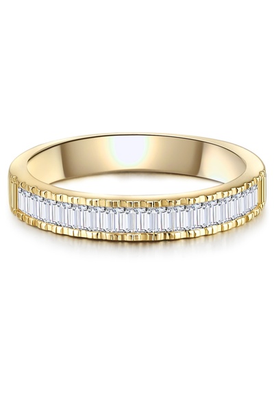 Glanzstücke München Silberring Ring Sterling Silber gelbgold Zirkonia weiß