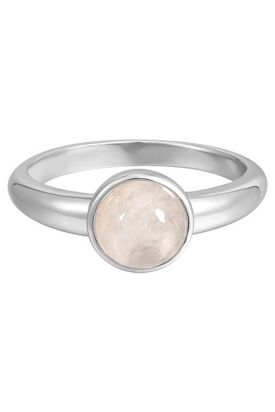 Rafaela Donata Silberring Ring Sterling Silber Mondstein Weiß