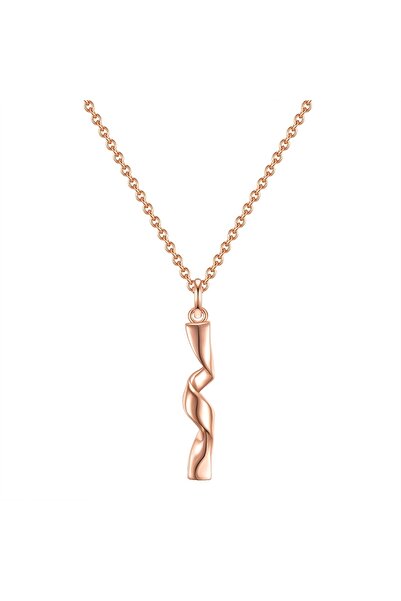 Glanzstücke München Silberhalskette Kette mit Anhänger Sterling Silber roségold