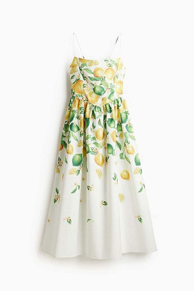 H&M Printed cotton dress