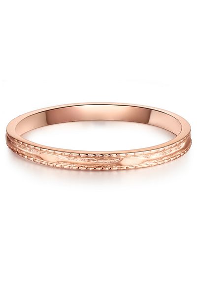 Lulu & Jane Modeschmuckring Yüzük pembe altın