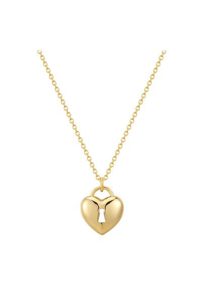 Rafaela Donata Silberhalskette Kette Mit Anhänger Sterling Silber Gelbgold