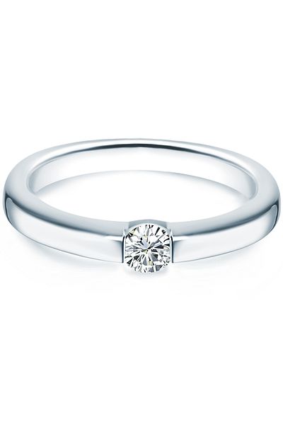 Trilani Silberring Ring Sterling Silber Zirkonia Weiß