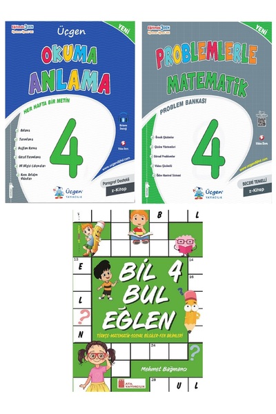 Üçgen Yayıncılık Üçgen 4.sınıf Yaz Tatil Seti