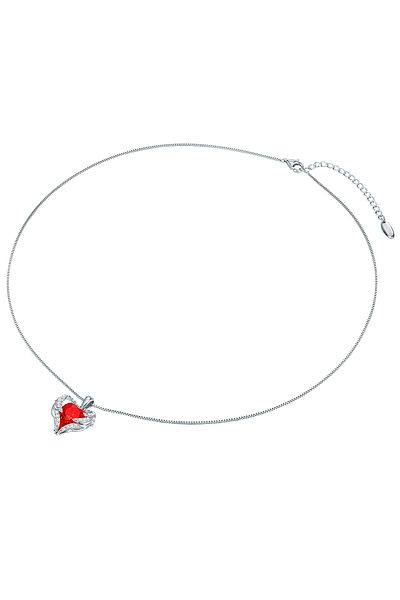 Rafaela Donata Silberhalskette Kette Mit Anhänger Sterling Silber Verziert Mit Kristallen Von Swarovski® Heller Sia