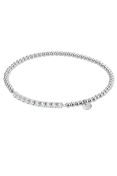Glanzstücke München Silberarmband Armband Sterling Silber Zirkonia weiß
