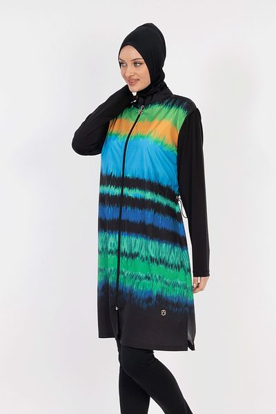 InStyle Μαύρο μαγιό Hijab - Μοντέλο 6030