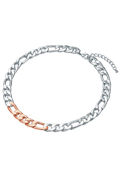 Lulu & Jane Modeschmuckhalskette Kette Bi-color