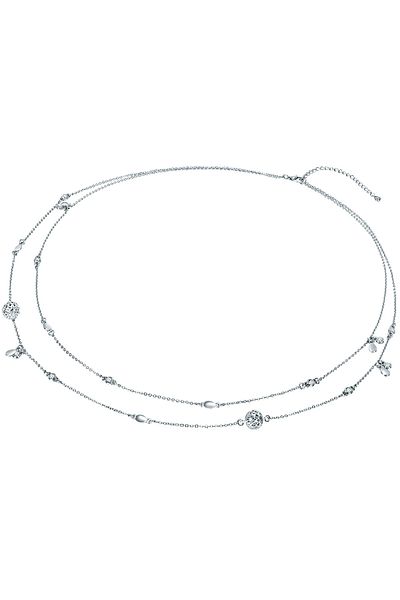 Lulu & Jane Kette Mit Kristallen Von Swarovski® Kette Glasperle Weiß Verziert Mit Kristallen Von Swarovski® Weiß