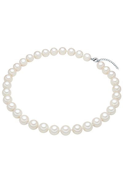 Lulu & Jane Perlenhalskette Kette Muschelkernperle Weiß