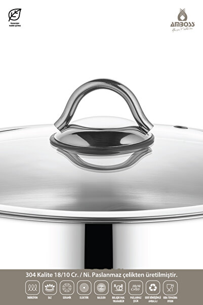 Amboss 10 Parça Cook SteelBox Paslanmaz Çelik Tencere ve Saklama Kabı
