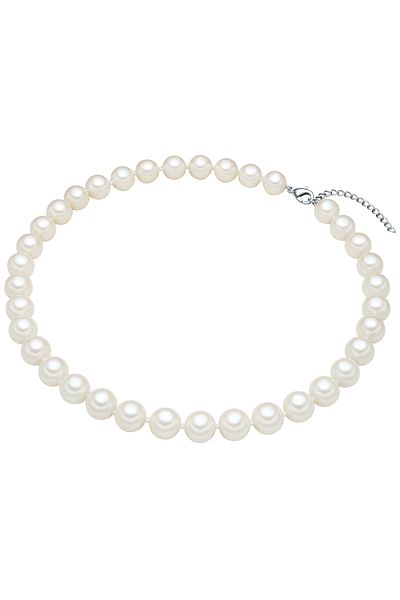 Rafaela Donata Perlenhalskette Kette Sterling Silber Muschelkernperle Weiß