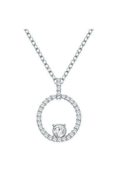 Lulu & Jane Kette Mit Kristallen Von Swarovski® Kette Mit Anhänger Verziert Mit Kristallen Von Swarovski® Weiß