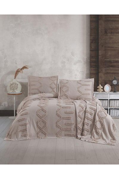Stylish Home BED BLANKET 240 x 260 WITH 2 PILLOWCASE 50 x 70 TUHAN