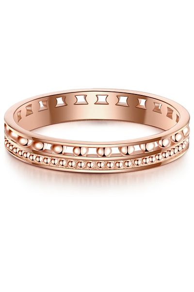 Lulu & Jane Modeschmuckring Ring Roségold