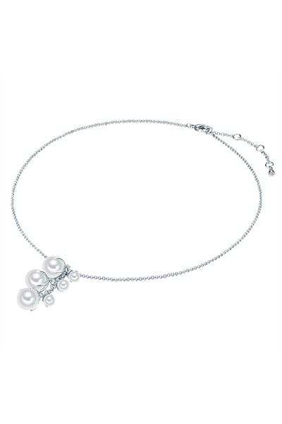 Lulu & Jane Perlenhalskette Kette Muschelkernperle weiß