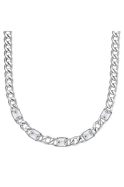 YOKOAMİİ Modeschmuckhalskette Kette Glas Weiß