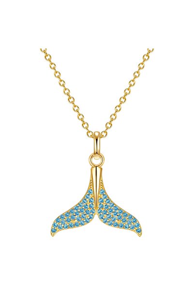 Rafaela Donata Silberhalskette Kette mit Anhänger Sterling Silber gelbgold Zi...