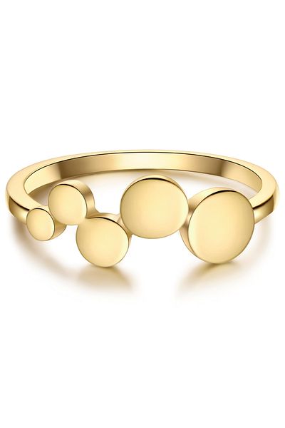 Rafaela Donata Silberring Ring Sterling Silber Gelbgold
