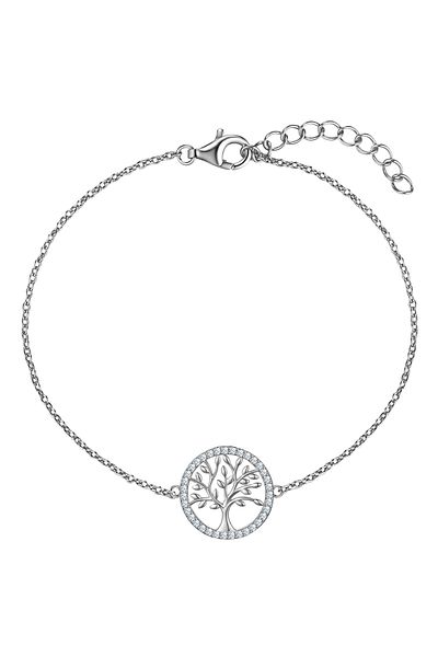 Rafaela Donata Silberarmband Armband Sterling Silber Zirkonia Weiß