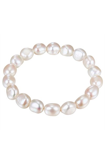 Valero Pearls Perlenarmband Armband Süßwasser-zuchtperle Weiß