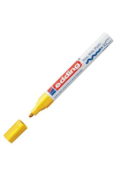 Edding 750 Paint Permanent Marker Pen Round Tip - Yellow