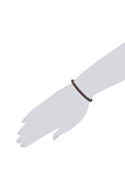 Rafaela Donata Lederarmband Armband Dunkelbraun