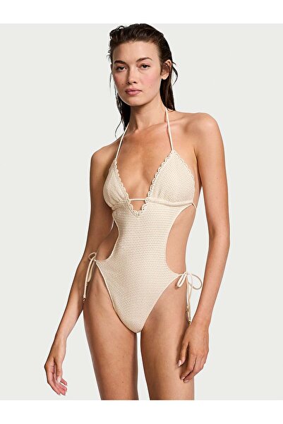 Victoria's Secret Tığ İşi Monokini Mayo