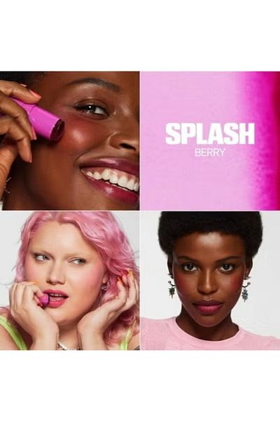 Milk Makeup Cooling Water Jelly Tint Lip + Cheek Blush Stain (Splash - Plum-berry) 5 g