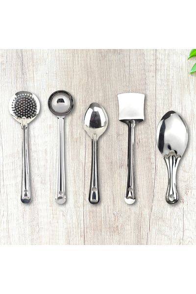 Melrich Essentials Stainless Steel 6 Piece Ladle Spoon