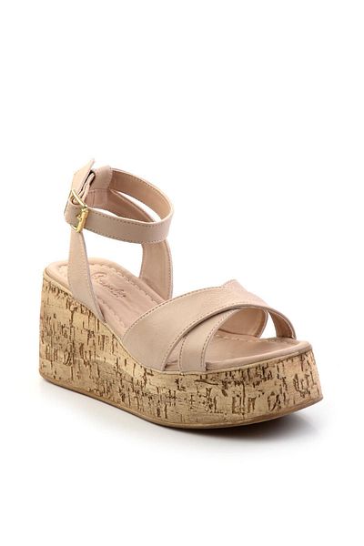 Bambi Beige Women's Sandals K05936152272