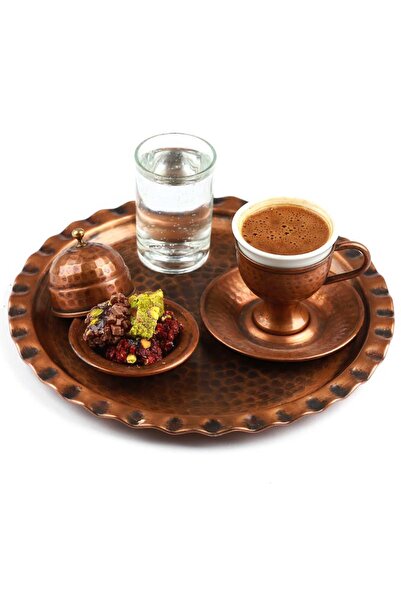 EHA Set of 5, copper pot for sand coffee,