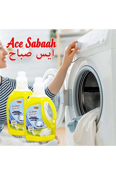 Ace Sabaah Lemon Scent Liquid Detergent Gel 2 Liters