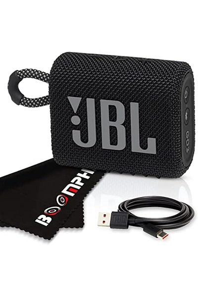 JBL Boomph Go 3 Portable Bluetooth Wireless Speaker, IP67 Waterproof and Dustproof Built-in Battery