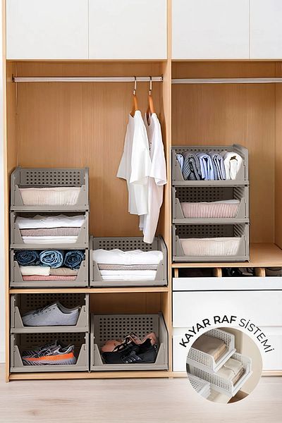 Kitchen Life 3-Shelf Sliding Shelf System Cabinet Organizer Drawer and Multi-Purpose Organizer
