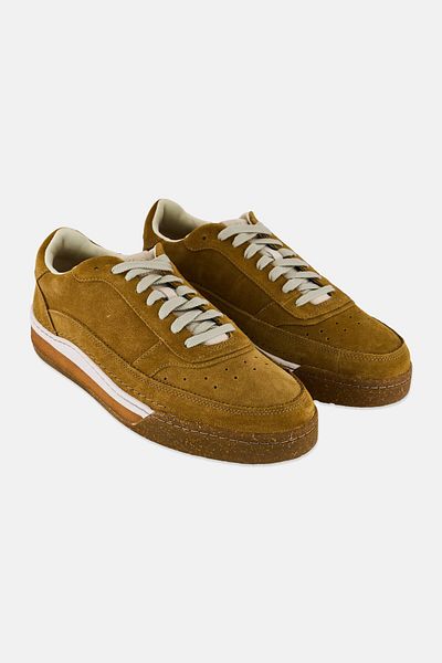 CLARKS Men Standard Craftcourt Lace Up Casual Shoes, Dark Khaki