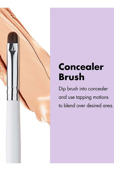 ELF e.l.f. Essential Concealer Brush – Precision Blending Tool for Flawless Coverage