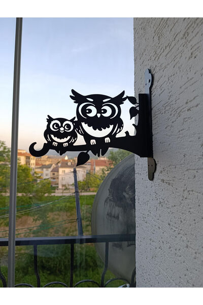 Vennico Baykuşlar Dekoratif Metal Çiçeklik