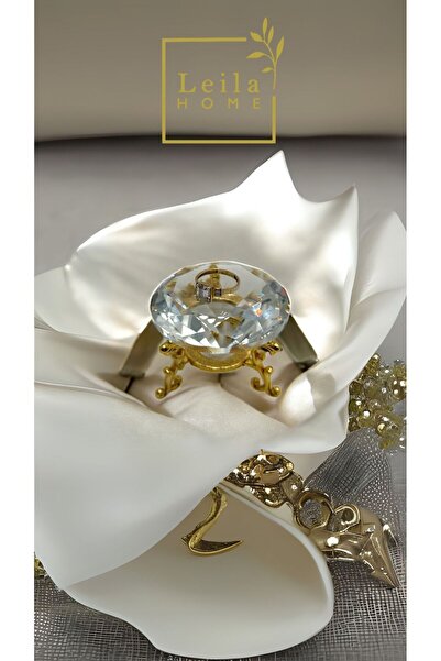 Leila Cam Yüzük Yükselticisi, Damat Kahvesi Sunumluk, Lokumluk, Söz, Nişan De...