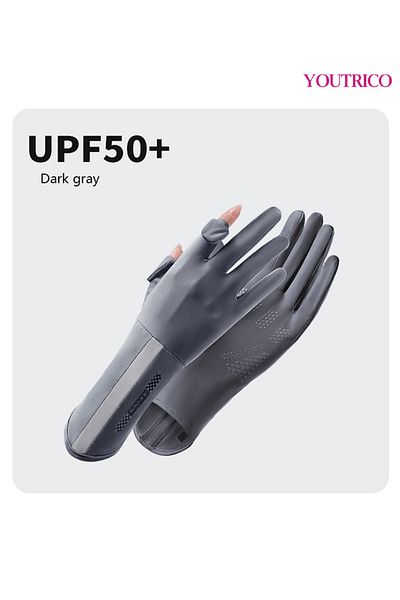 Youtrico Sun Protection Gloves Summer Cycling Fingerless Gloves for Driving
