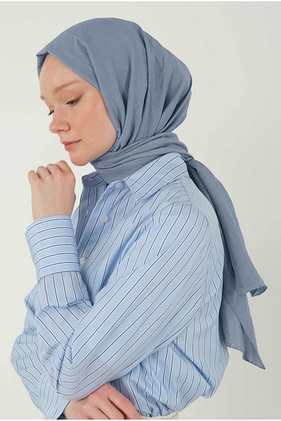 HEQA شال ناعم من Kraş باللون الأزرق الفاتح