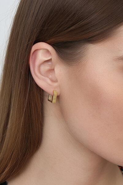 Gümüş Vadisi Kadın 925 Ayar Kare Küpe