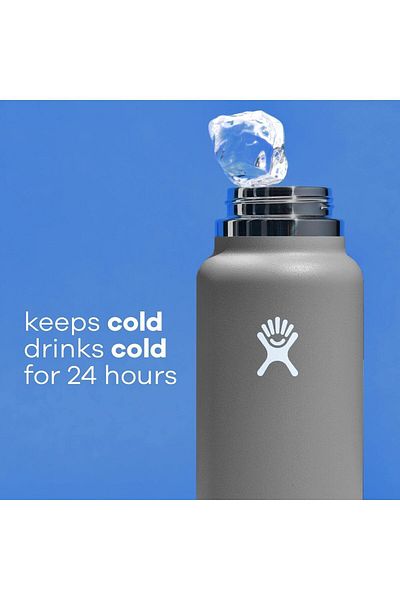 fulina 946ml Portable Stainless Steel Insulated Water Bottle, Leakproof, BPA Free, with Straw Lid, White
