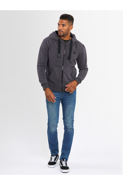 Alessandro Salvarini Herren Sweatjacke Hoodie AS313